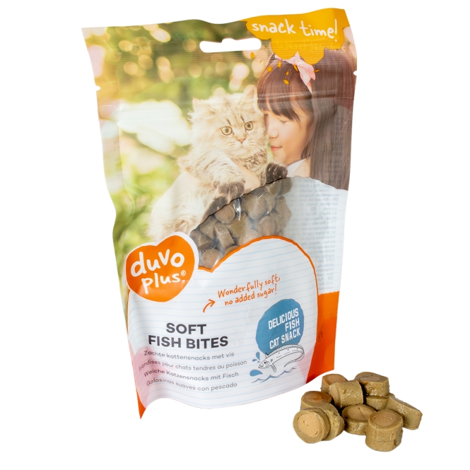 Duvoplus Cat Snack Weiche Fischsnacks 50g
