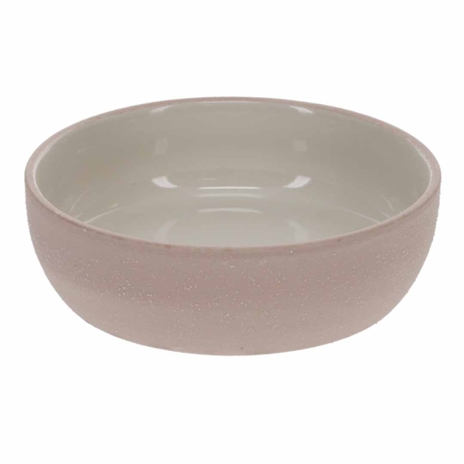 Duvoplus Keramiknapf Stone Sandy Coral Rosa - 1580ml - 22x22x7cm
