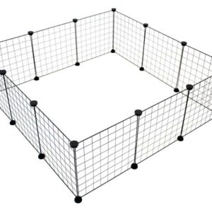 Duvoplus modulares Kleintiergehege - schwarz