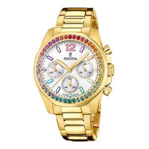 Festina Boyfriend Rainbow F20609/2 Damenuhr Chronograph